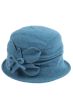 Morena Wool Floral Cloche Hat | Wool Cloche Hats for Women