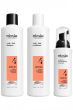 Nioxin System 4 Kit for Colored, Progressed Thinning Hair | Hair Thickening Shampoo, Conditioner, & Treatment | Large Size