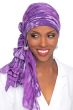 100% Cotton Tie Dye Long Rectangle Head Scarf for Women