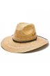 Extra wide brimmed men's straw hat for beach, outdoors or vacations