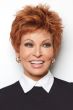 Raquel Welch in a medium red classic messy pixie wig