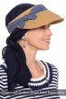 Jenae Denim Bow Visor | Stylish Summer Visors for Women
