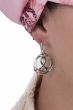 Sterling Silver Earrings | Awareness Ribbon Circle Earring