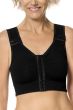 Lymph Flow Long Wire-Free Front Closure Bra by Amoena | Longline Compression & Lymph Care Pocketed Bra