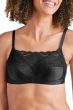 Isabel Wire-Free Mastectomy Bra by Amoena | Pocketed Lace Bra with Camisole Coverage