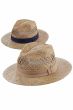Cool outdoor hat for men in safari style with wide brim and air ventilation at crown