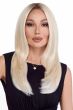 Black woman in an extra long black long layered lace front wig
