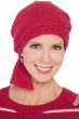 Short Tail Cableknit Scarf | Pure Cotton Knitted Head Wrap