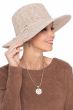 Sidney Large Brim Safari Hat | Boho Knit Safari Hats for Women