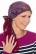 100% Pure Silk Head Scarf | Silk Scarf for Hair | Plumeria Paisley
