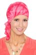 Slip On Slinky Headwrap Pre-Tied Head Scarf | Red Tie-Dye