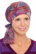So Simple Scarves™ - Pre-Tied Scarf Headcovering | Plumeria Paisley