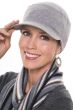 Women in soft grey baseball cap for cancer patients