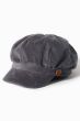 Corduroy Cabbie Hat with Buttons | Newsboy Hat for Women