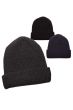 Men's classic fleece lined beanie hats for winter