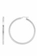 Classic Sterling Silver 1.5" Hoop Earrings