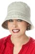 basic bucket hat for women - stone bucket hat - worn with brim down