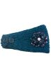 Sequin Flower Knit Headband