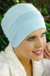 soft three seam sleep cap for women in pastel blue