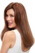 18 Inch Top Form French HH Topper by Jon Renau Wigs - Remy Human Hair, Hand Tied, Monofilament Base Topper
