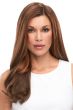 Top Full 18 Inch Human Hair Topper by Jon Renau Wigs - Double Monofilament, Hand Tied, Remy Human Hair