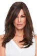 18 Inch Top Smart Topper by Jon Renau Wigs - Synthetic Hair, Lace Front, Single Monofilament Topper