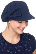 100% Cotton Ball Cap with Detachable Bow by Cardani | UPF 50 + Sun Protection Versatility Newsboy Hat