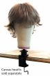 Compact Economy Wig Clamp for Canvas Heads | Holder for Styling Wigs