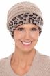 Leopard Print Knit Beanie Hat | Winter Beanie Hats for Women
