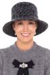 Leopard Print Wool Bucket Cloche Hat | Stylish Winter Hats for Women