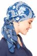 Perth Paisley | 100% Cotton Woodblock Hand Stamped Head Scarves | 36" Square Head Scarf