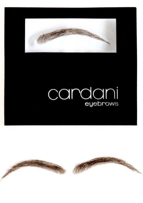 Cardani Human Hair False Eyebrows #15 - Stick On Eyebrow Wig