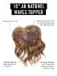 10 Inch Au Naturel Waves Topper by Hairdo | Monofilament Part, Heat Friendly