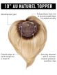 10 Inch Au Naturel Hair Topper by Hairdo |  Monofilament Part, Heat Friendly