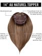 14 Inch Au Naturel Topper by Hairdo | Monofilament Part, Heat Friendly