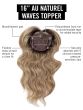 16 Inch Au Naturel Waves Topper by Hairdo | Monofilament Part, Heat Friendly