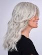 16 Inch Au Naturel Waves Topper by Hairdo | Monofilament Part, Heat Friendly