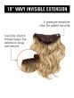 19 Inch Hair Extension | 19" Wavy Invisible Extension by Hairdo