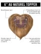 6 Inch Au Naturel Hair Topper by Hairdo | Monofilament Part, Heat Friendly