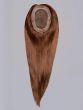 EasiPart Medium Human Hair 14” Hair Topper by Jon Renau | Remy Human Hair, Monofilament