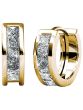Giselle 15mm Crystal Hoop Earrings by Cate & Chloe | Swarovski Crystals