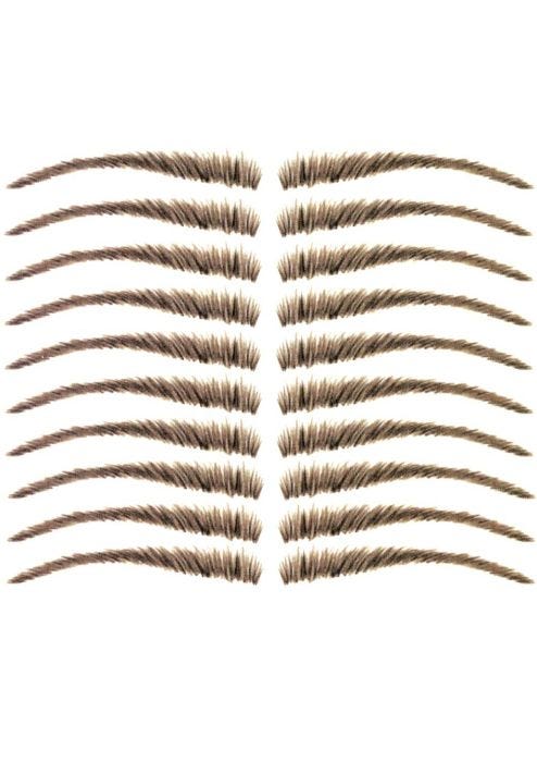 Eyebrow Tattoos #19: Full Feathered Brow w/Shallow Arc