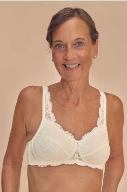 Floria Wire-Free Pocketed Bra by Amoena | Soft Cotton Blend with Gentle Support