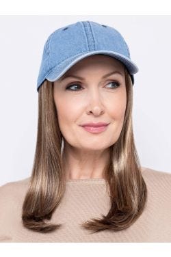 Baseball Cap with Hair: 8291 Long Hat Denim by Henry Margu-8/27/33H