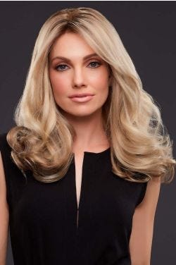 Angie by Jon Renau Wigs - Human Hair & Monofilament, Lace Front Wig