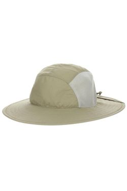 Nylon khaki floatable brimmed boonie hat for men with drawstring and side ventilation