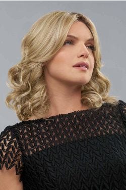 Aurora Wig by Jon Renau | Heat Resistant, Lace Front, Hand TiedMonofilament -22F16S8 | Venice Blonde