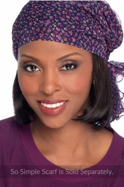 Halo Hair | Cardani Classic Bob Halo Hairpiece for Hats | Hats with Hair