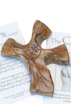 clinging cross - gifts for cancer patients