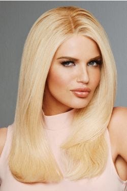 Provocateur by Raquel Welch Wigs - Remy Human Hair, Hand Tied, Lace Front, Monofilament Wig | SS26 - Chardonnay | SS26 | Shaded Chardonnay